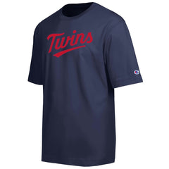 Minnesota Twins Champion All Star Chenille Wordmark T-Shirt - Navy