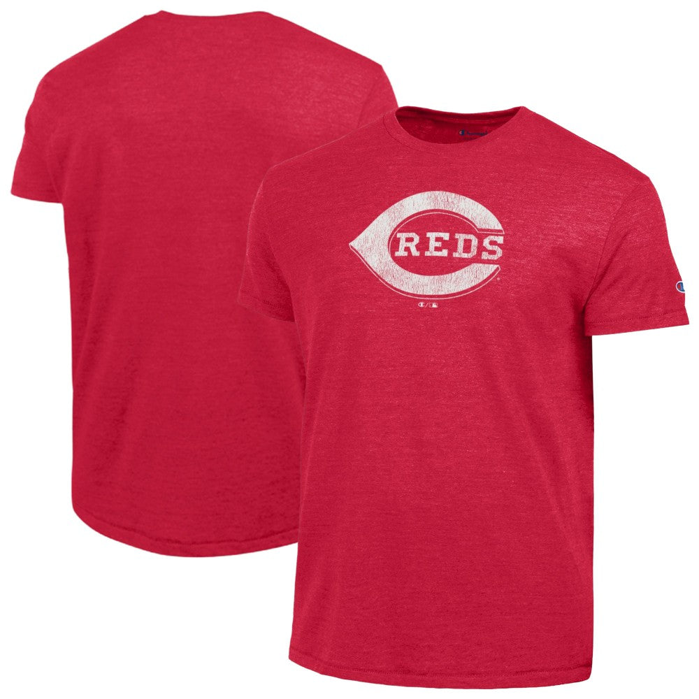Cincinnati Reds Champion Tri-Blend T-Shirt - Red
