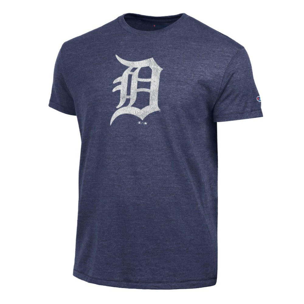 Detroit Tigers Champion Tri-Blend T-Shirt - Navy