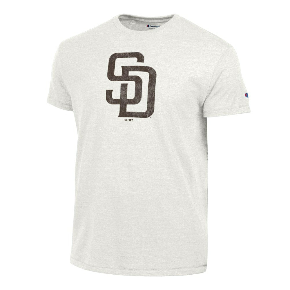 San Diego Padres Champion Tri-Blend T-Shirt - Heather White