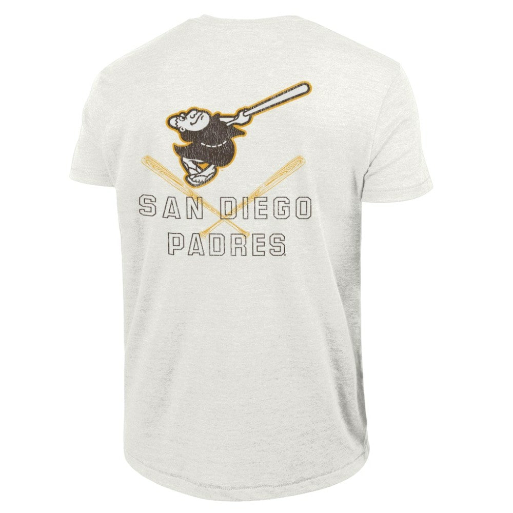 San Diego Padres Champion Tri-Blend T-Shirt - Heather White