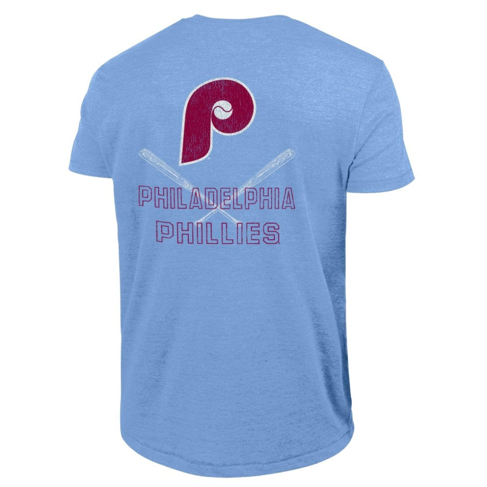 Philadelphia Phillies Champion Tri-Blend T-Shirt - Light Blue