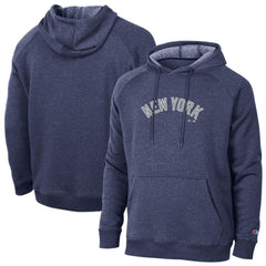 New York Yankees Champion Triumph Tri-Blend Raglan Hoodie - Navy