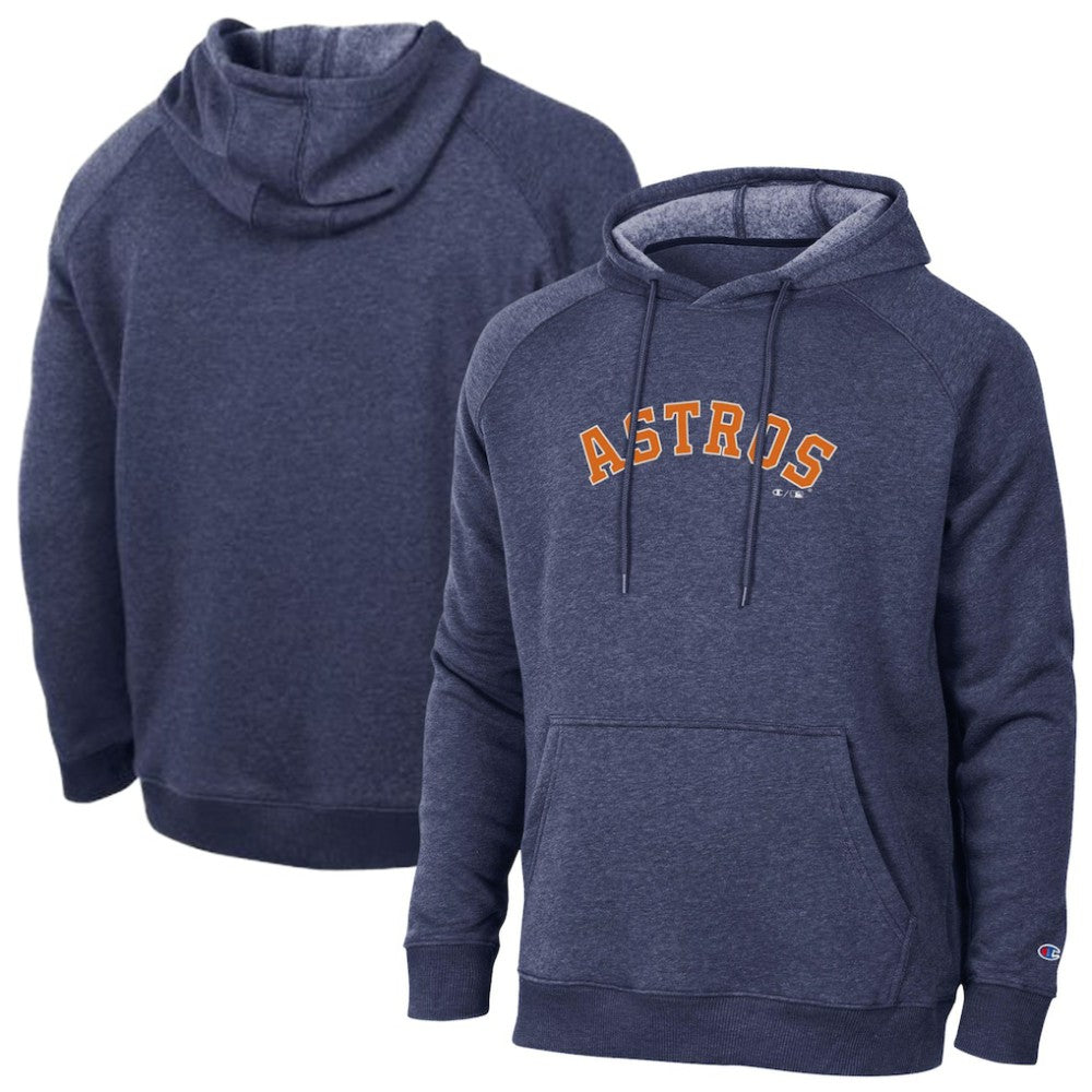 Houston Astros Champion Triumph Tri-Blend Raglan Hoodie - Navy