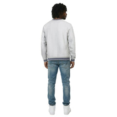 Atlanta Braves Champion Reverse Weave Sweatshirt - Heather Gray