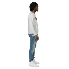 Atlanta Braves Champion Reverse Weave Sweatshirt - Heather Gray
