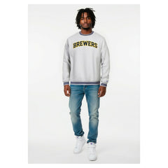 Milwaukee Brewers Champion Reverse Weave Sweatshirt - Heather Gray