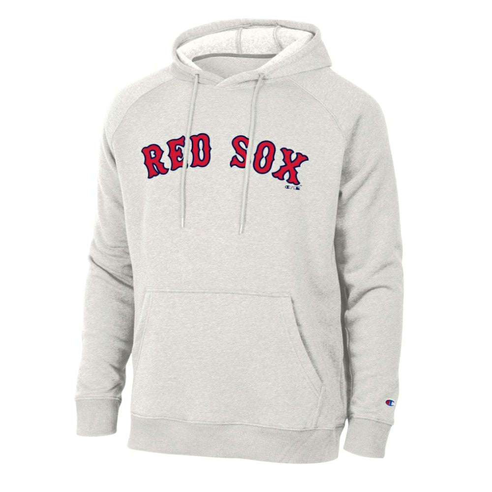 Boston Red Sox Champion Triumph Tri-Blend Raglan Hoodie - Heathered Core Ultra Light Grey