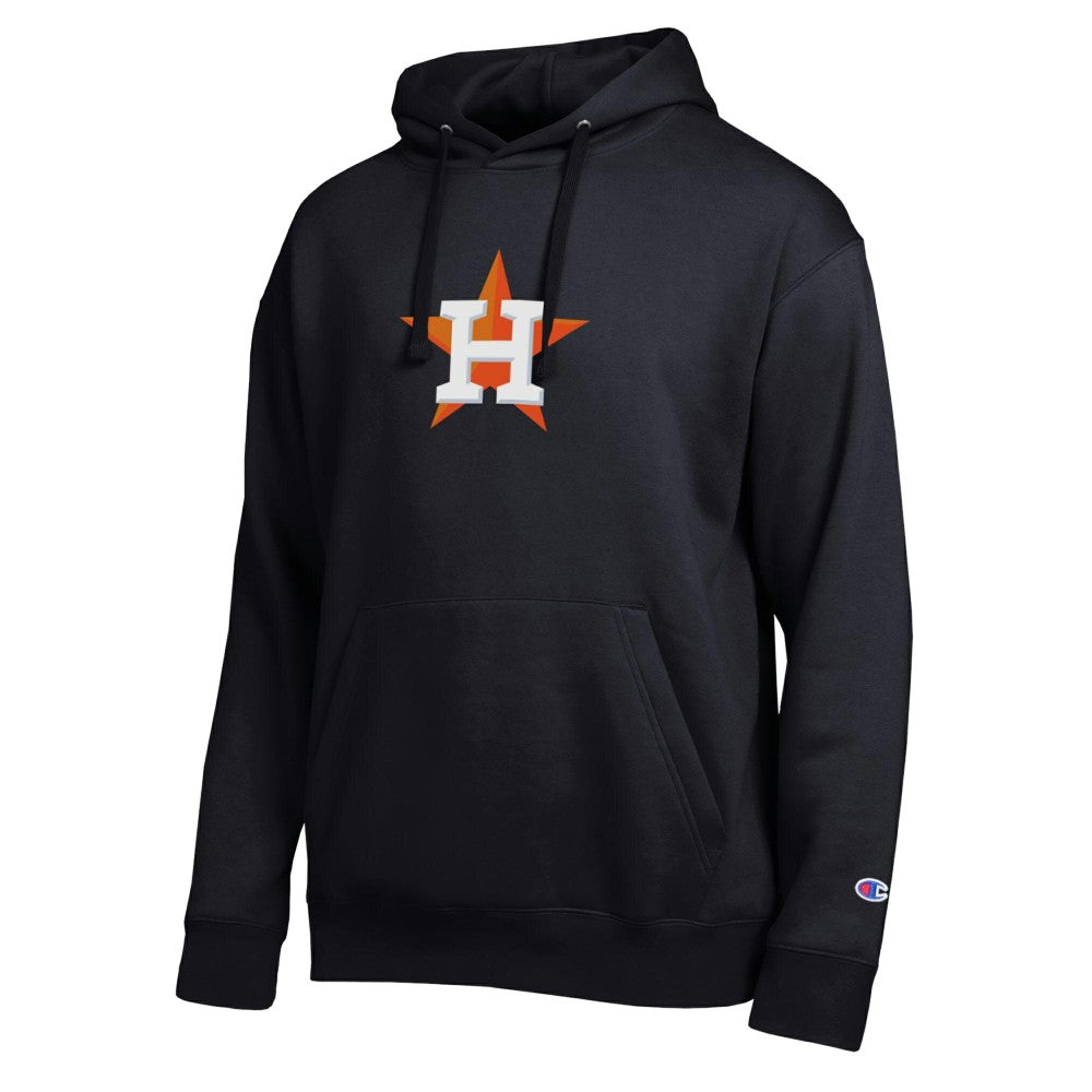 Houston Astros Champion All Star Embroidered Logo Hoodie - Black
