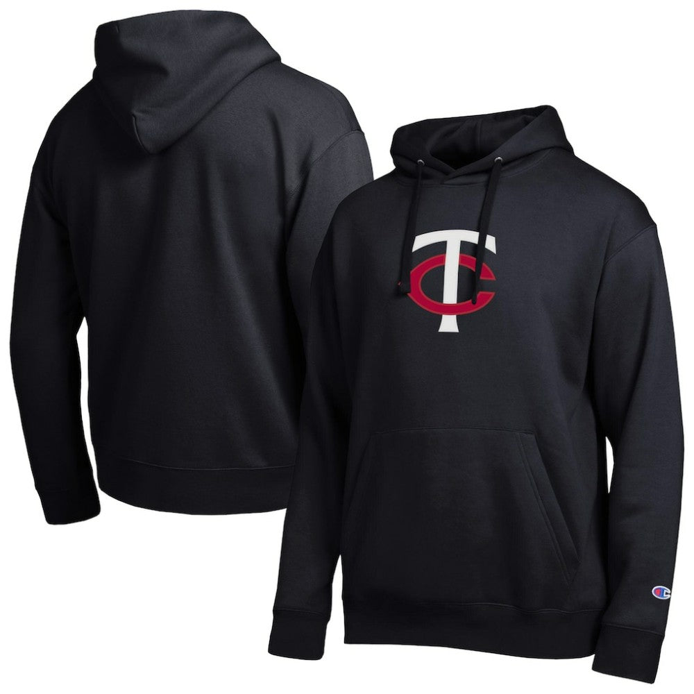 Minnesota Twins Champion All Star Embroidered Logo Hoodie - Black