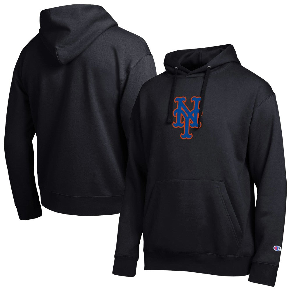 New York Mets Champion All Star Embroidered Logo Hoodie - Black