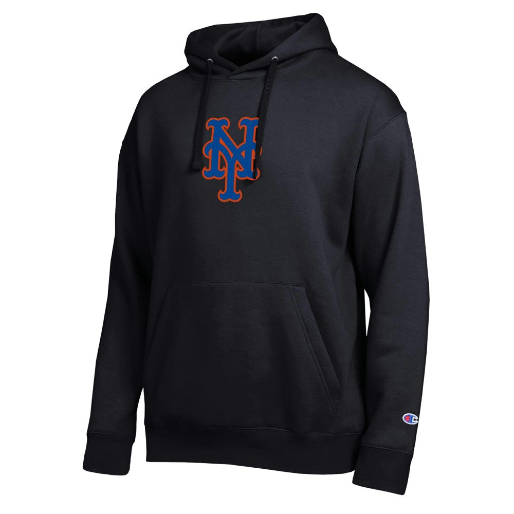 New York Mets Champion All Star Embroidered Logo Hoodie - Black