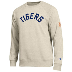 Detroit Tigers Champion All-Star Soft Felt Sweatshirt - Oatmeal