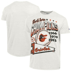 Baltimore Orioles Champion Winning Tradition Cooperstown Tri-Blend T-Shirt - White