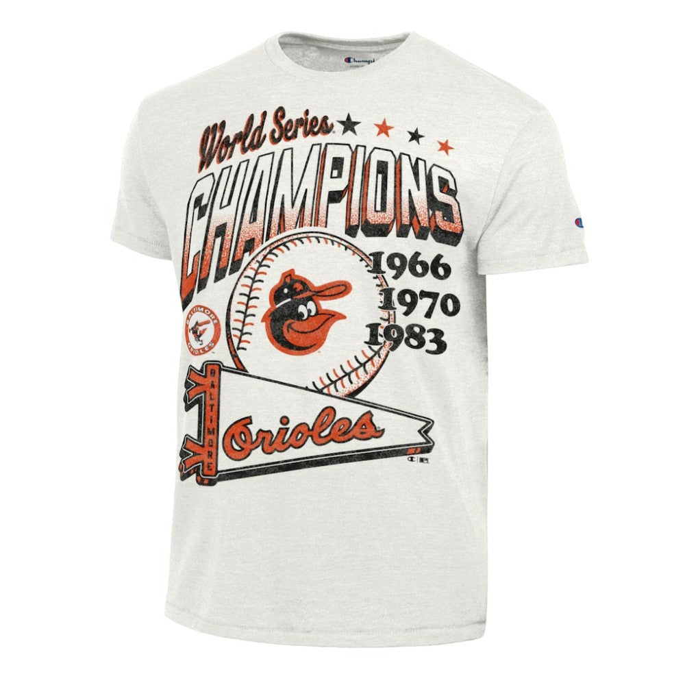 Baltimore Orioles Champion Winning Tradition Cooperstown Tri-Blend T-Shirt - White