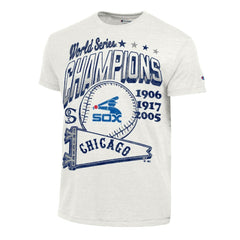 Chicago White Sox Champion Winning Tradition Cooperstown Tri-Blend T-Shirt - White