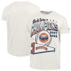 Houston Astros Champion Winning Tradition Cooperstown Tri-Blend T-Shirt - White
