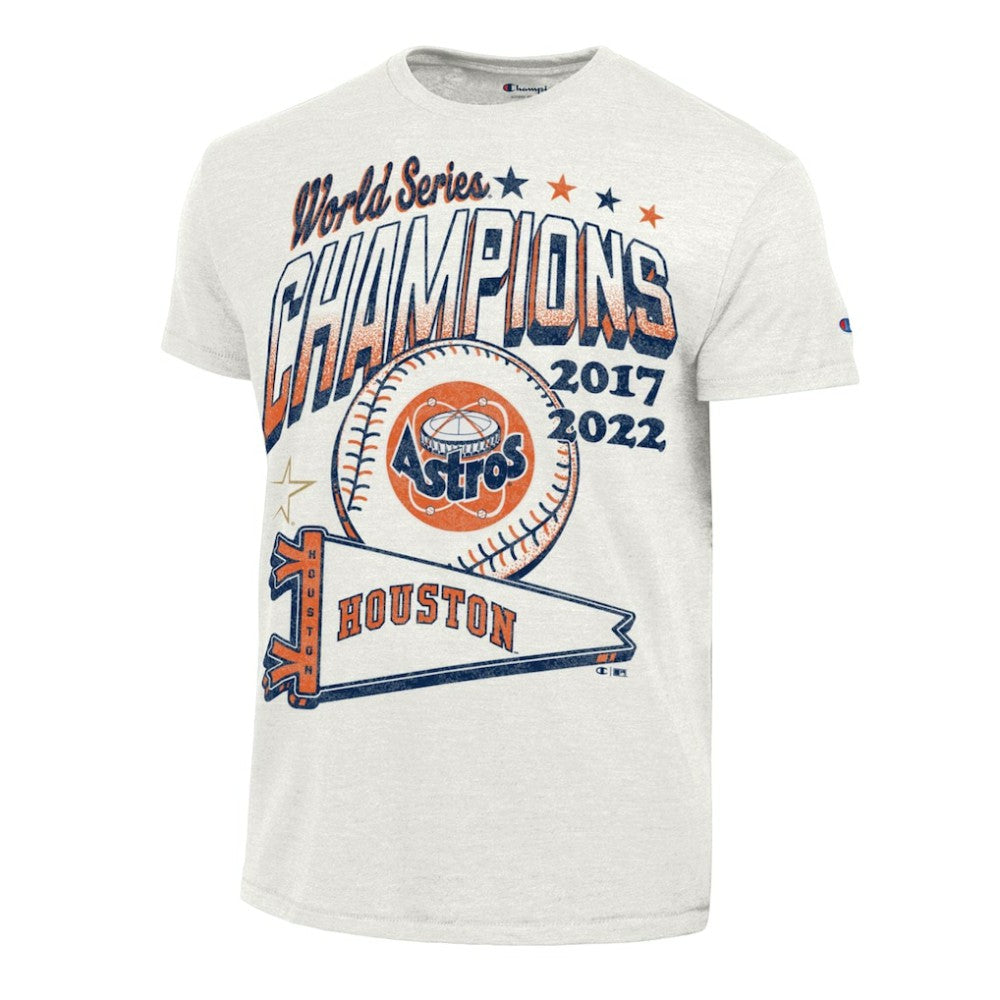 Houston Astros Champion Winning Tradition Cooperstown Tri-Blend T-Shirt - White