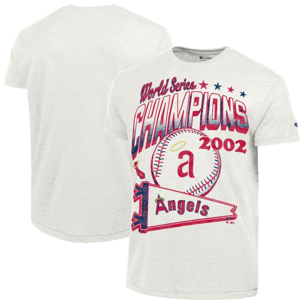 Los Angeles Angels Champion Winning Tradition Cooperstown Tri-Blend T-Shirt - White
