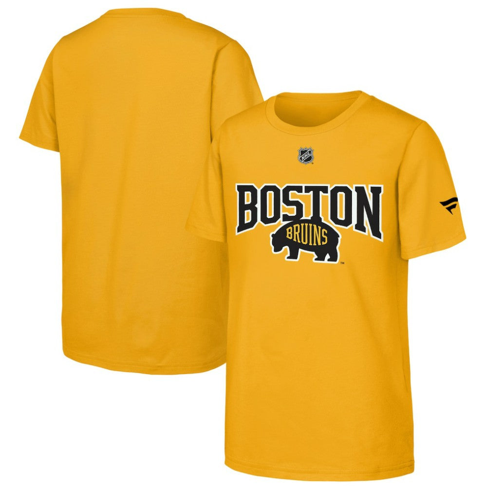 Boston Bruins Fanatics Youth 2026 NHL Stadium Series Authentic Locker Room T-Shirt