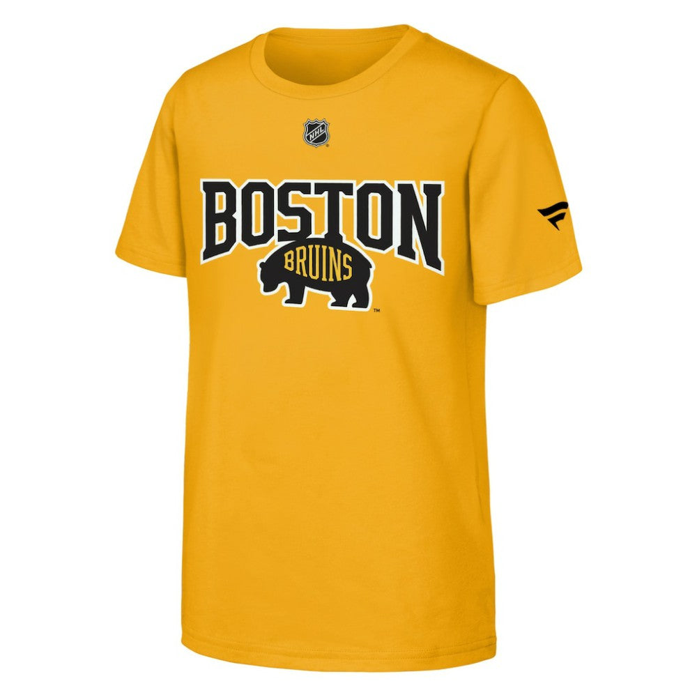 Boston Bruins Fanatics Youth 2026 NHL Stadium Series Authentic Locker Room T-Shirt