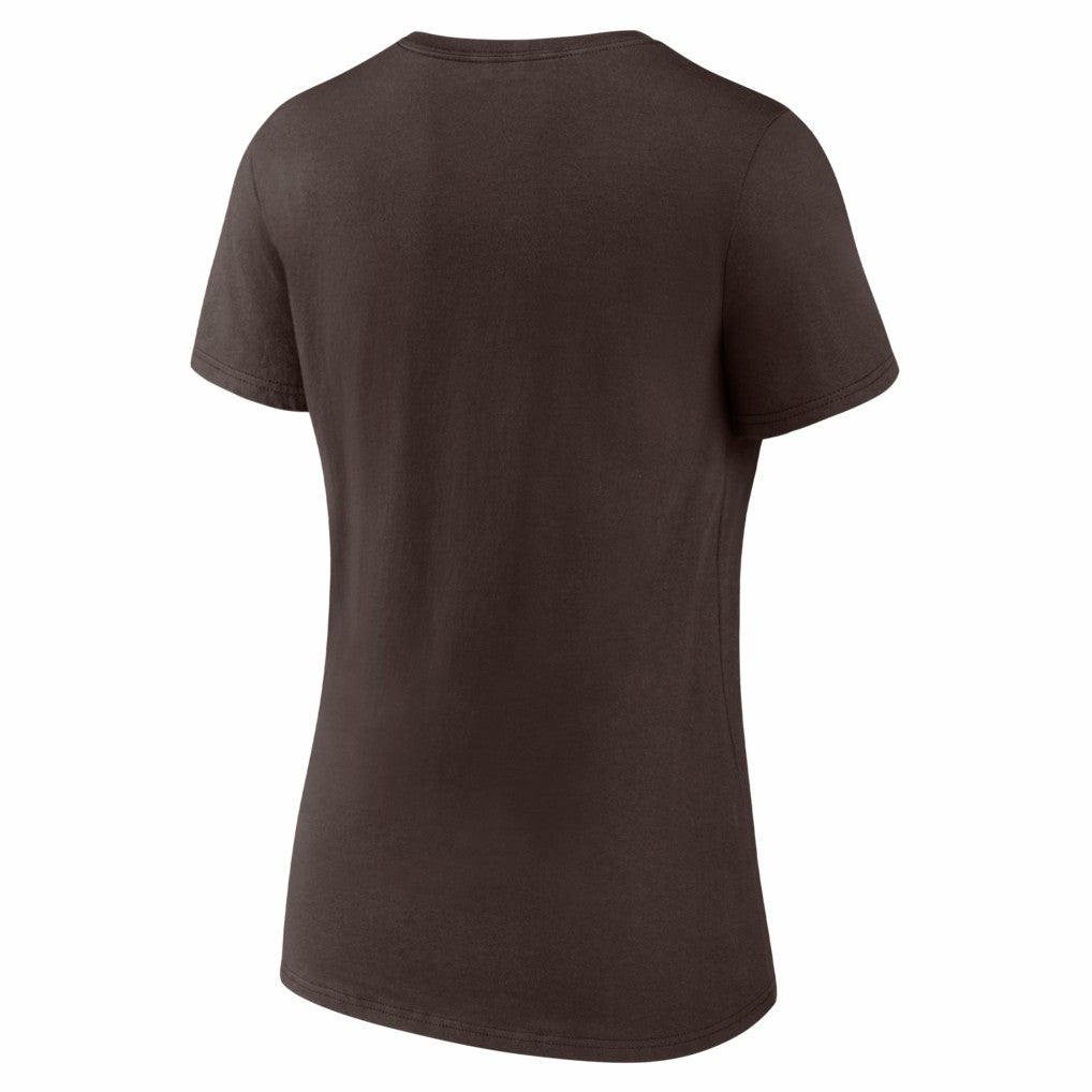 NFL Cleveland Browns Women's Hustle V-Neck T-Shirt