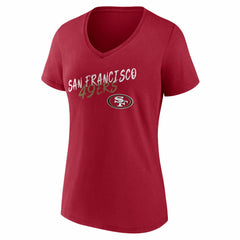 NFL San Francisco 49ers Women's Hustle V-Neck T-Shirt