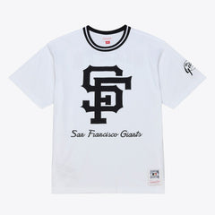 San Francisco Giants Cooperstown Collection Arctic T-Shirt - White | Mitchell & Ness
