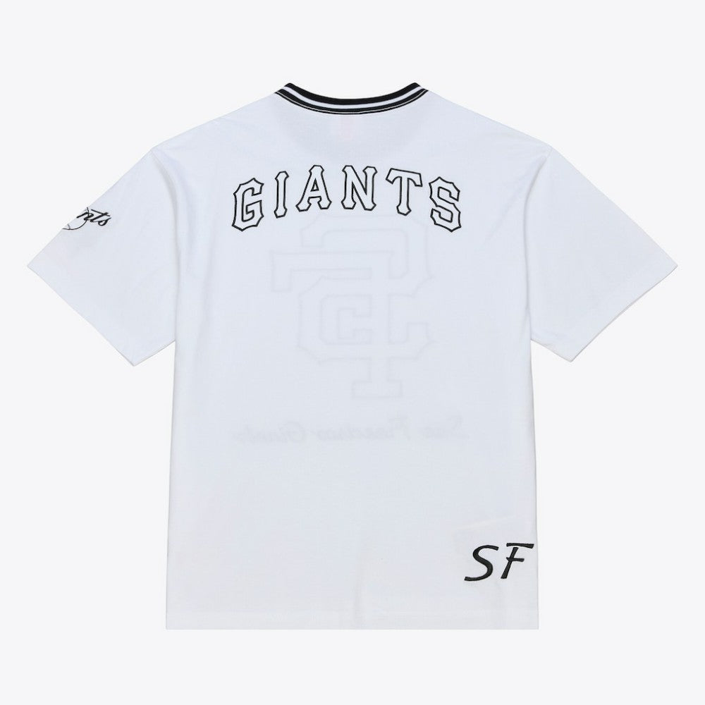 San Francisco Giants Cooperstown Collection Arctic T-Shirt - White | Mitchell & Ness