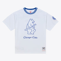 Chicago Cubs Cooperstown Collection Arctic T-Shirt - White | Mitchell & Ness