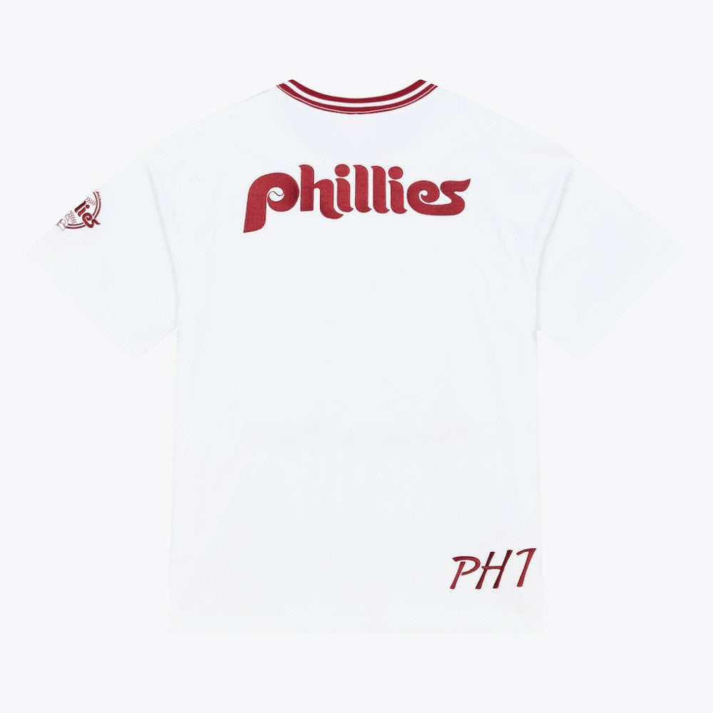 Philadelphia Phillies Cooperstown Collection Arctic T-Shirt - White | Mitchell & Ness