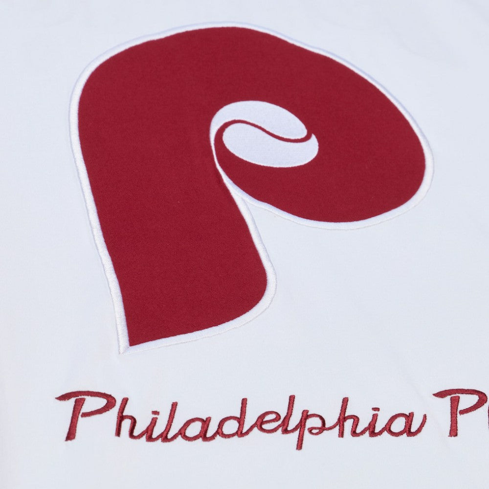 Philadelphia Phillies Cooperstown Collection Arctic T-Shirt - White | Mitchell & Ness
