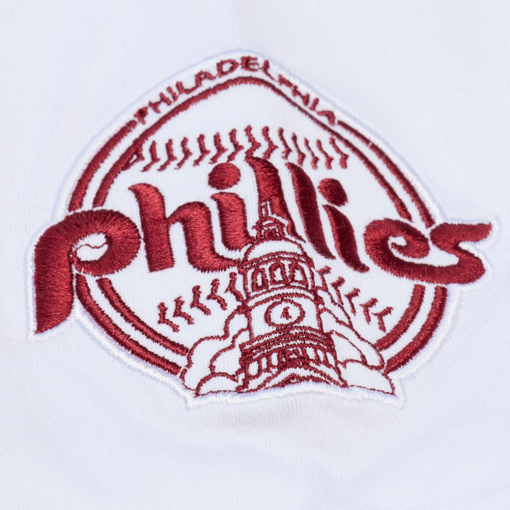 Philadelphia Phillies Cooperstown Collection Arctic T-Shirt - White | Mitchell & Ness