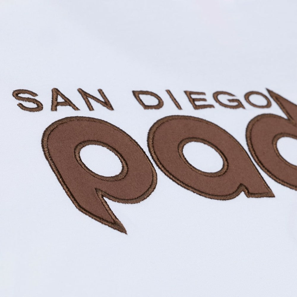 San Diego Padres Cooperstown Collection Arctic T-Shirt - White | Mitchell & Ness