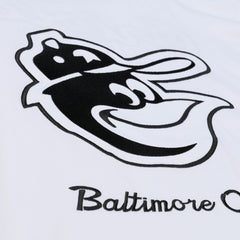 Baltimore Orioles Cooperstown Collection Arctic T-Shirt - White | Mitchell & Ness