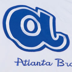 Atlanta Braves Cooperstown Collection Arctic T-Shirt - White | Mitchell & Ness