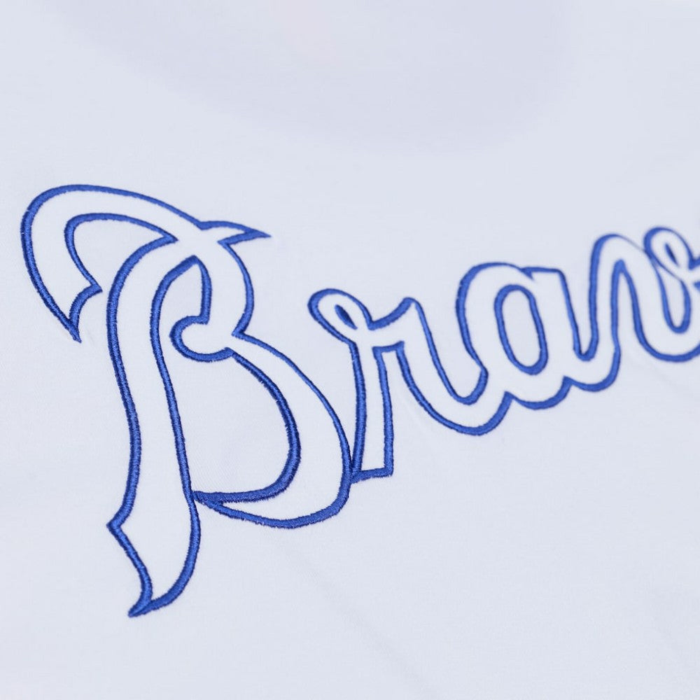 Atlanta Braves Cooperstown Collection Arctic T-Shirt - White | Mitchell & Ness