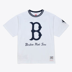 Boston Red Sox Cooperstown Collection Arctic T-Shirt - White | Mitchell & Ness