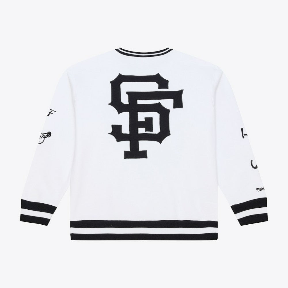 San Francisco Giants Arctic Fleece Sweatshirt - White | Mitchell & Ness