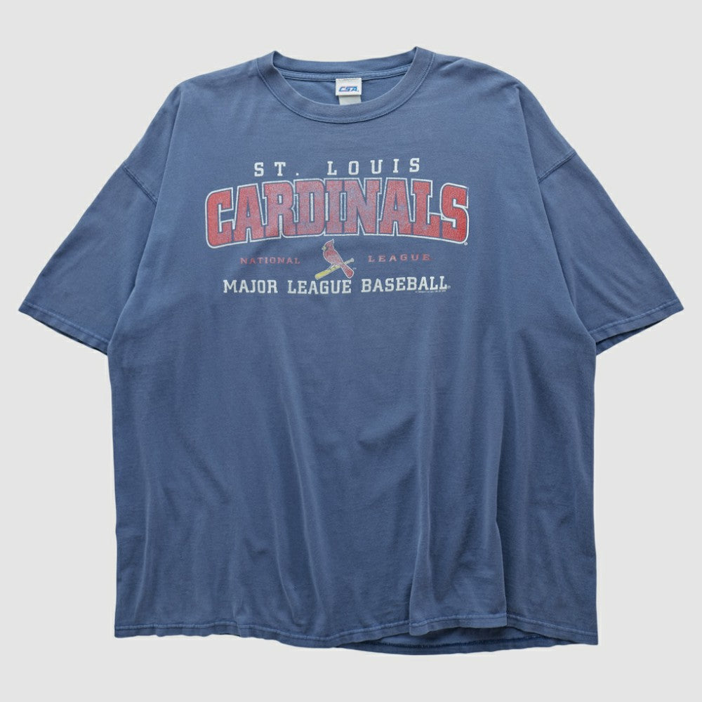 St. Louis Cardinals CSA 2000s T-shirt - Blue Vintage