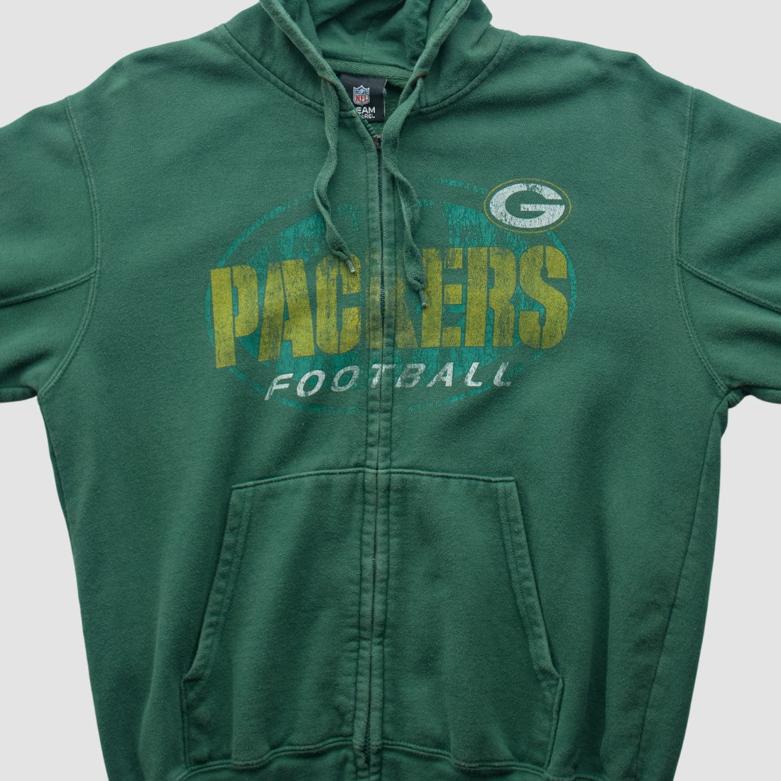NFL Green Bay Packers Team Edition Apparel 2010s Hooded Full Zip Sweatshirt