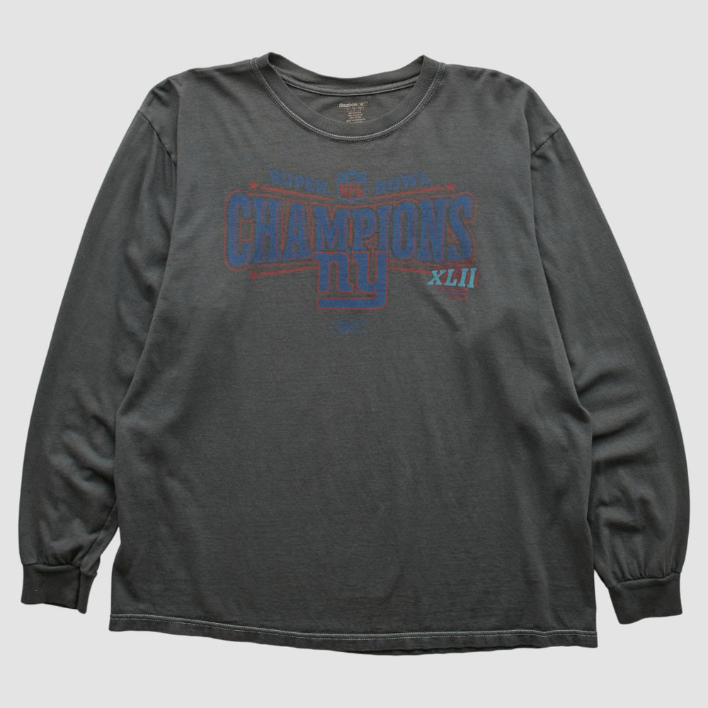 NFL New York Giants Reebok 2008 Long Sleeve T-shirt