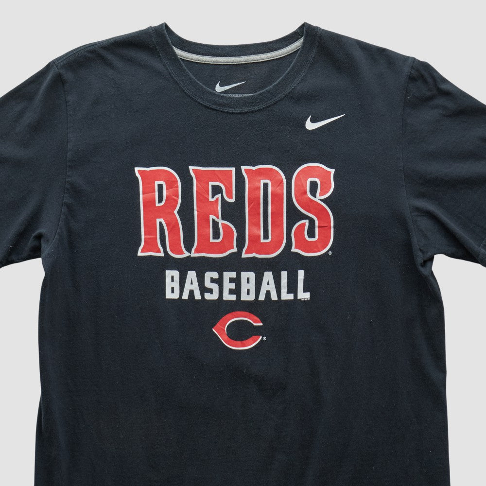Cincinnati Reds 2010s T-shirt - Black Vintage | Nike