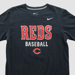 Cincinnati Reds 2010s T-shirt - Black Vintage | Nike