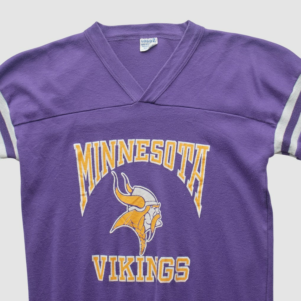 NFL Minnesota Vikings Logo 7 90s T-shirt