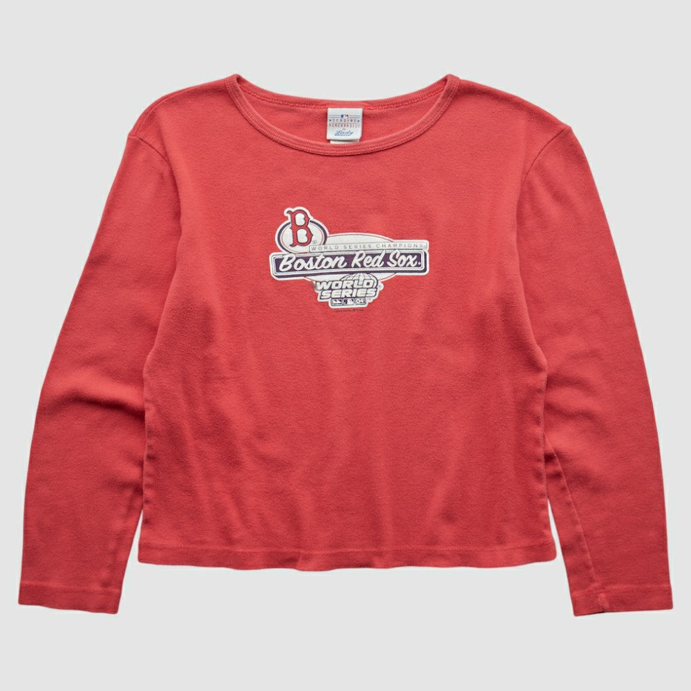 Boston Red Sox MLB 2004 Long Sleeve T-shirt - Red Vintage