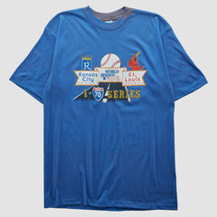 World Series Artex 1985 T-shirt - Blue Vintage
