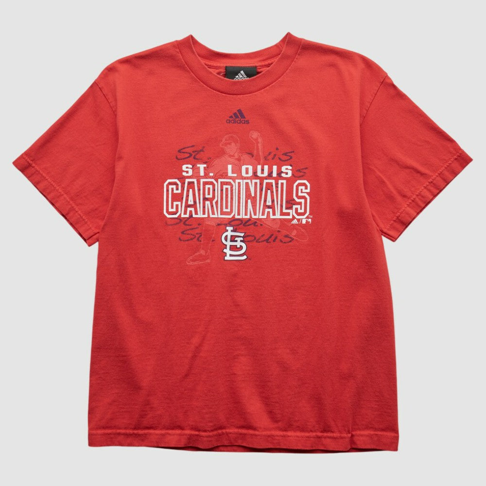 St. Louis Cardinals Adidas 2010s T-shirt - Red Vintage