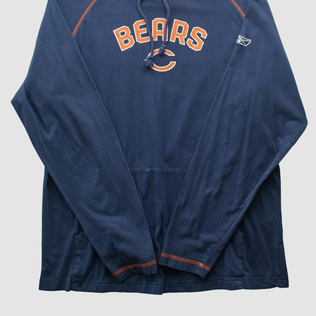 NFL Chicago Bears Reebok 2000s Hooded Pullover Sweatshirt