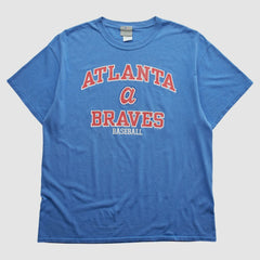 Atlanta Braves MLB Genuine Merchandise 2000s T-shirt - Blue Vintage